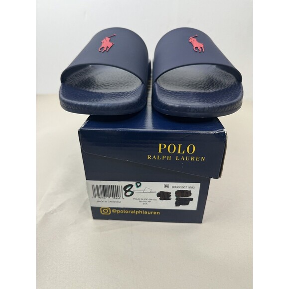 Polo Ralph Lauren Men’s EVA Signature Pony Logo Slide Sandals Size: 8 D - Picture 12 of 12